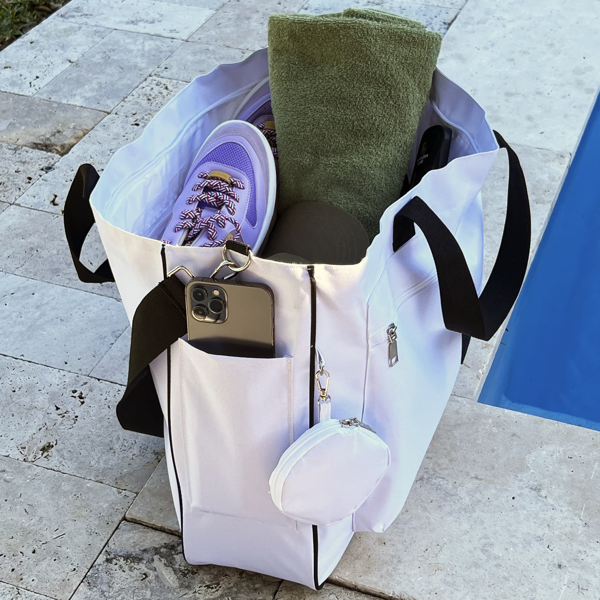 Product in use while traveling